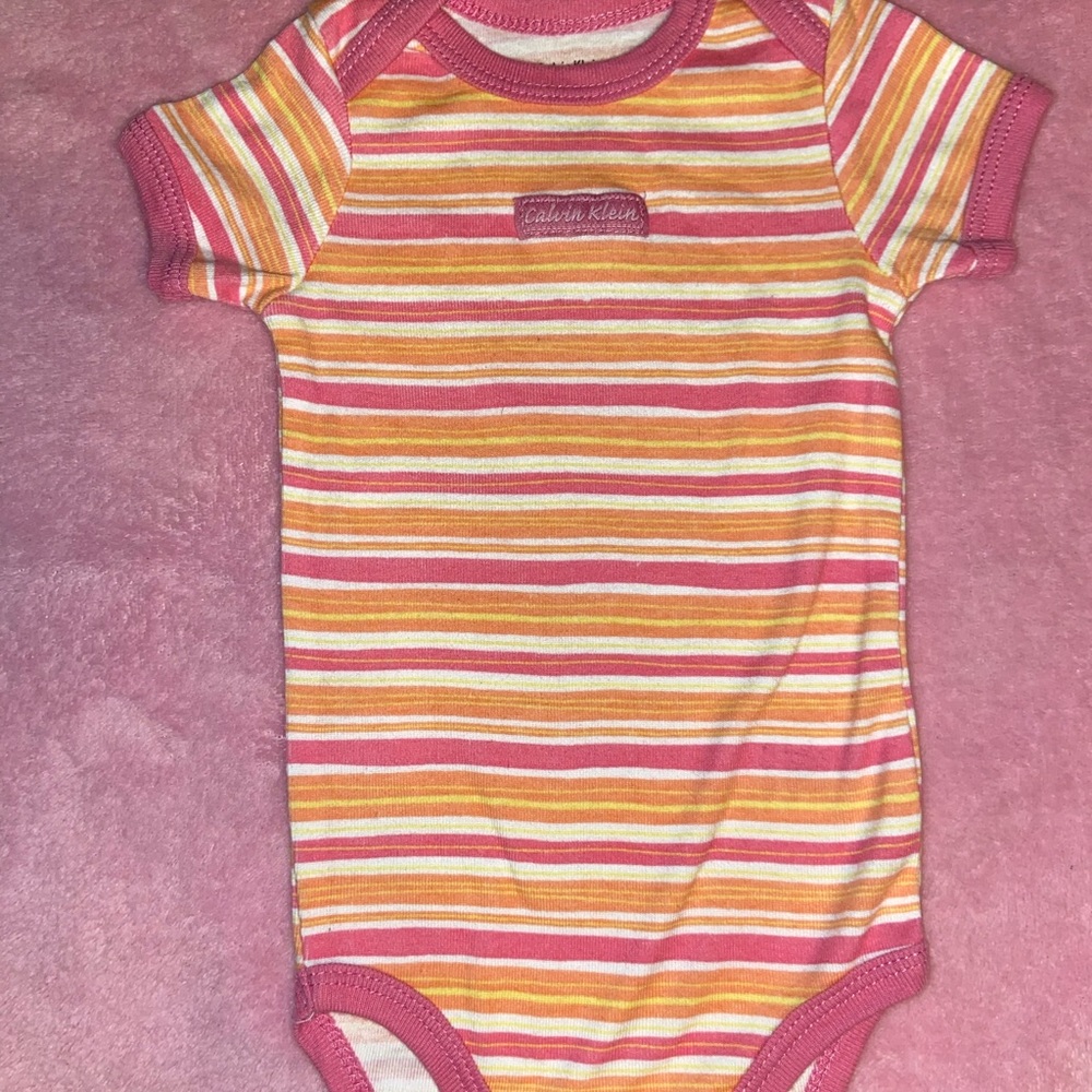Calvin Klein Baby Girl Onesie